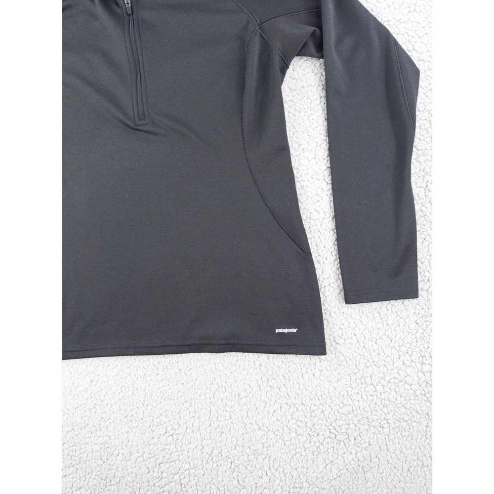 Patagonia Womens Baselayer Black L Capilene 3 Midweight Long Sleeve Top Outdoor - Picture 3 of 6